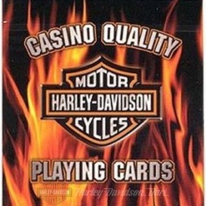 Harley-Davidson Fiamme carte da poker cod 610