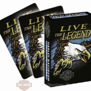Mazzo di carte da gioco Harley-Davidson® Live the Legend Eagle cod 630