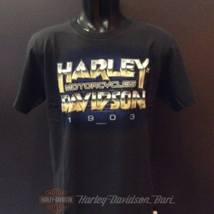R0035494 Harley-Davidson Bari T-shirt Nera metal rock freedom