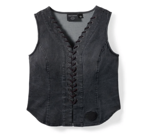 Gilet da donna con lacci 96548-25VW