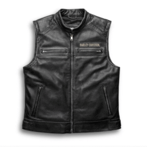 Gilet in pelle Passing Link 98109-16VM