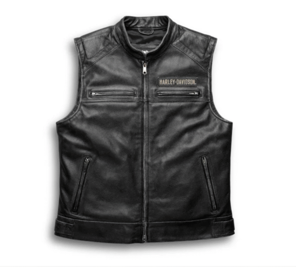 Gilet in pelle Passing Link 98109-16VM