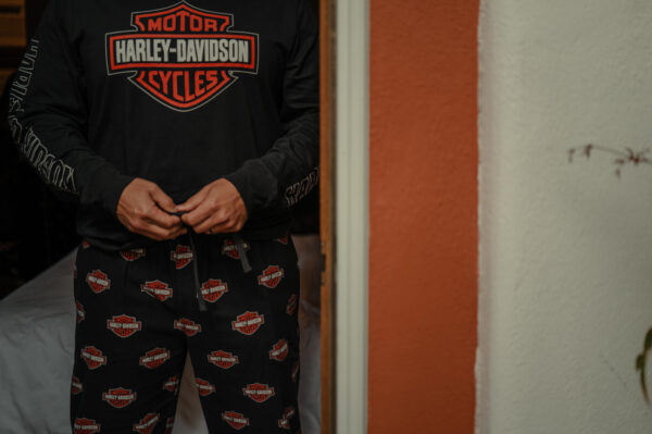 SET PIGIAMA UOMO CON LOGO HARLEY-DAVIDSON 96792-25VM - immagine 3
