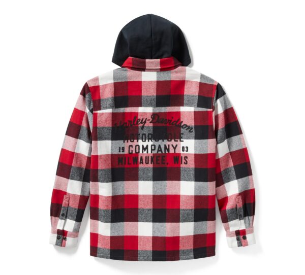 GIACCA CAMICIA CON CAPPUCCIO 96807-25VM - immagine 3