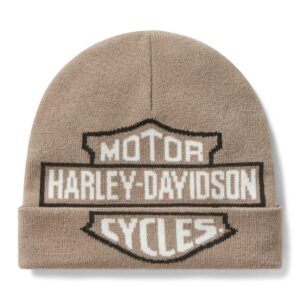 BEANIE BAR & SHIELD OVERSIZED - CINDER