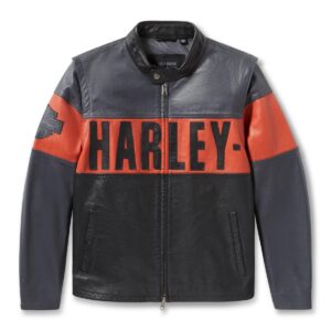 Giacca in Pelle Convertibile Essential 97017-25VM