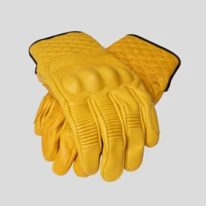 GUANTO UOMO PELLE ROKKER  TUCSON GIALLO 890702