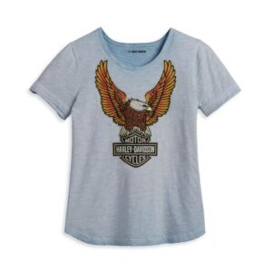 T-shirt Donna Harley-Davidson® Hometown Scoop Neck Tee art. 96219-23VW
