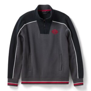 Felpa in pile con cerniera 1/4 Screamin' Eagle da uomo ART. 96281-26VM