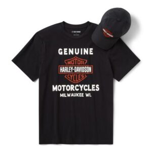 Set regalo  cappello e maglietta Bar & Shield da uomo art. 96284-26VM