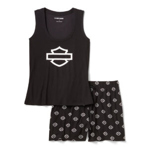 Completo Open B&S AOP da donna con pantaloncino art. 96317-26VW