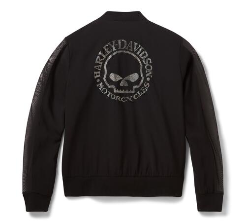 Bomber Willie G Skull Bling da donna art. 97407-26VW - immagine 3
