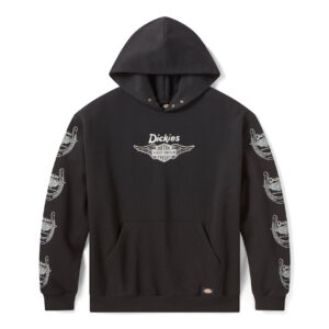 Felpa con cappuccio unisex Winged Horseshoe Dickies x H-D - Black art. 96090-26vx