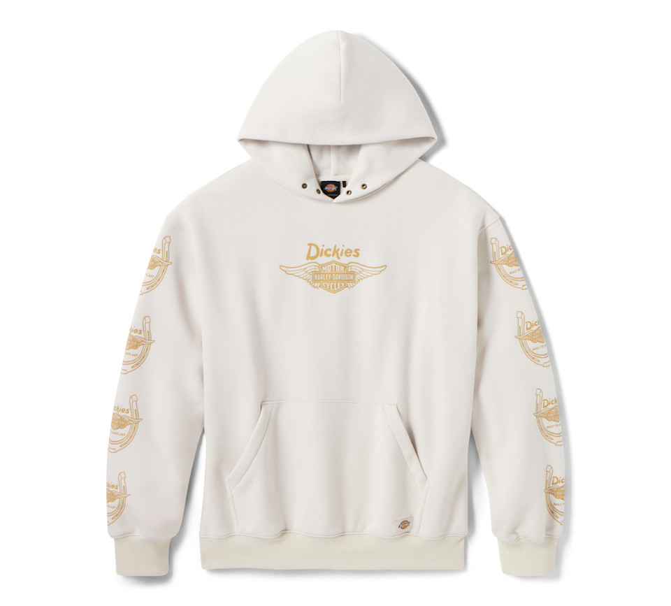Felpa con cappuccio unisex Winged Horseshoe Dickies x H-D - art. 96091-26vx