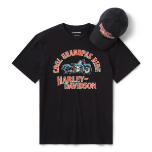 Set regalo Cool Grandpas Ride da uomo TSHIRT + CAPPELLO art. 96183-26vm