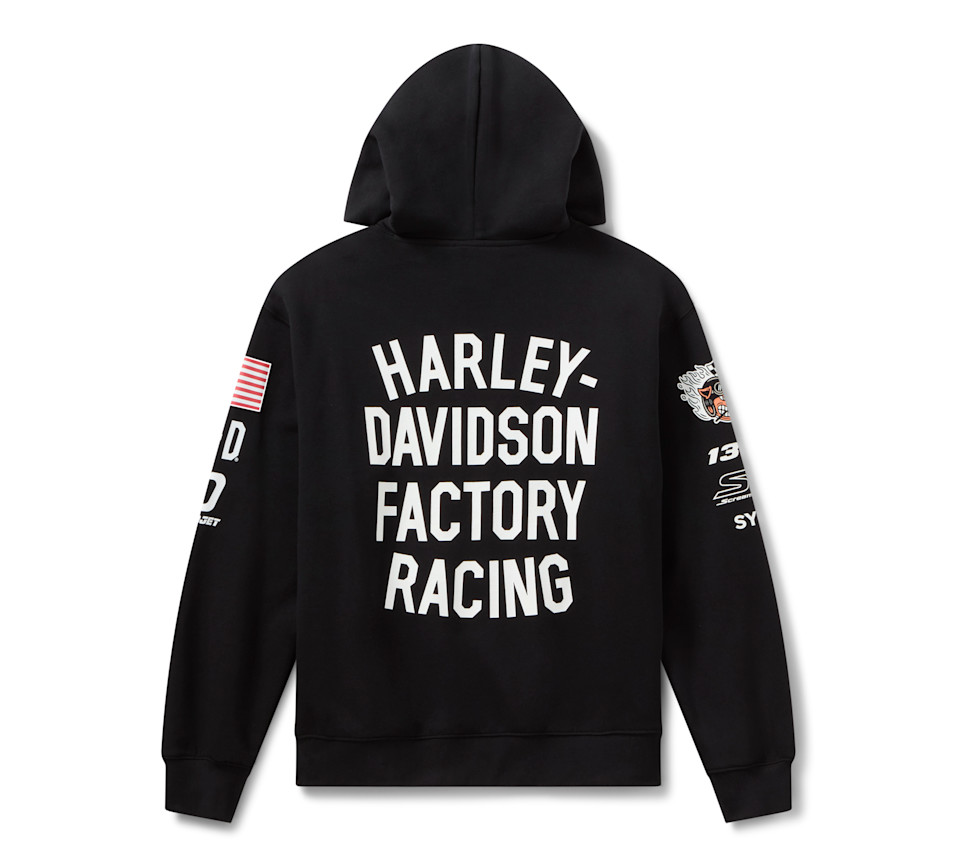 Felpa unisex con cappuccio Factory Racing art. 96369-26RX - immagine 2