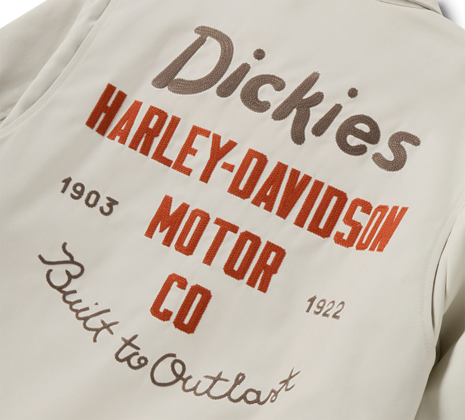 Giacca unisex con fodera trapuntata Eisenhower Dickies x H-D art. 97413-26VX - immagine 3