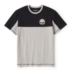 Maglietta a maniche corte Willie G ™ Skull Colorblock art. 99291-25VM