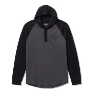 Felpa Henley Raglan HDMC da uomo art. 96723-25VM