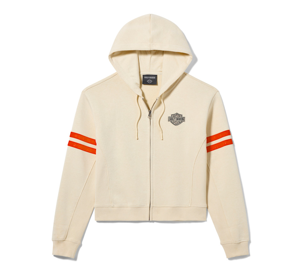 Felpa donna H-D Essential Full Zip Hoodie - Birch art. 96574-26VW