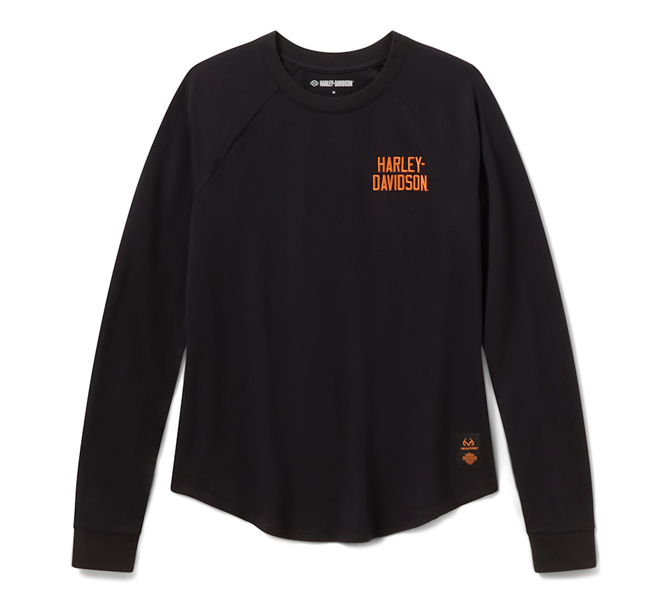 Maglia raglan da donna Harley-Davidson x Realtree con grafica art. 96720-26VW