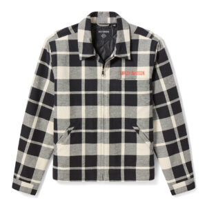 Giacca-camicia da uomo H-D American Classic con cerniera frontale art. 96532-26VM