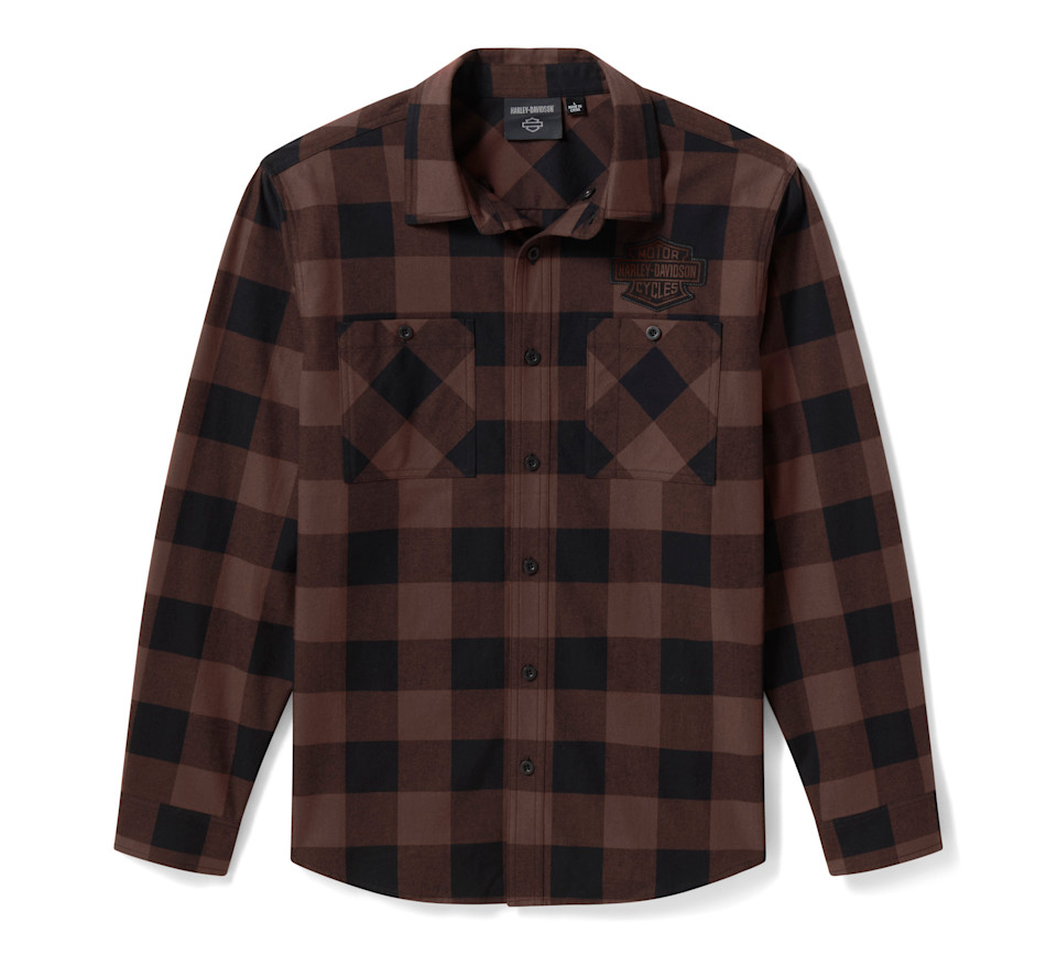 Camicia di flanella da uomo H-D American Classic Buffalo Check art. 96535-26VM